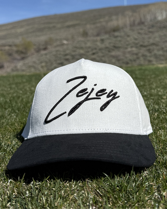 Corduroy Hat | Black/White